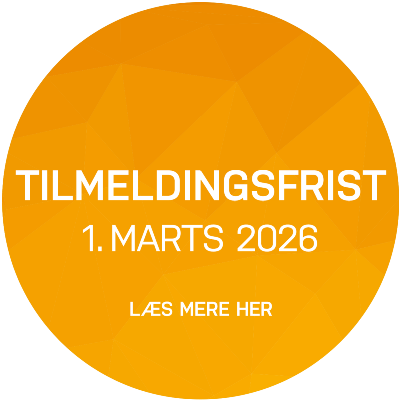 Tilmeldingsfrist - 1. marts 2026